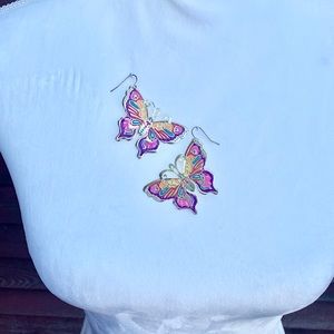 Wish I was a Butterfly Earrings